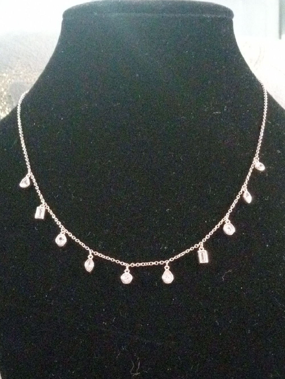 Olivia Burton Classic Rose Gold Crystal Charm Necklace ✨